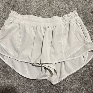 Off white Lululemon shorts
